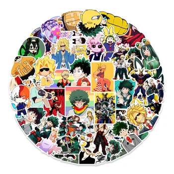 10/50 ADET Anime Benim Kahraman Akademi Çıkartmalar Karikatür Manga Kawaii Kpop Estetik Serin Sevimli Dizüstü laptop etiketi Çıkartmaları Çocuk Oyuncak