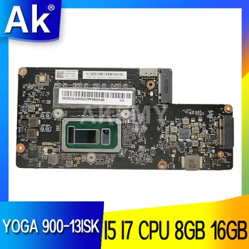 NM-A921 anakart için Lenovo YOGA 900-13ISK YOGA900 Laptop anakart Anakart CPU I5-6260U ı7-6560U 8GB 16GB RAM