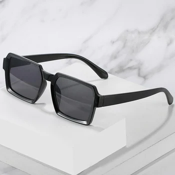 Ins Popüler Moda Küçük Dikdörtgen Güneş Gözlüğü Kadın Retro Leopar Tonları UV400 Erkekler Trend Kare güneş gözlüğü