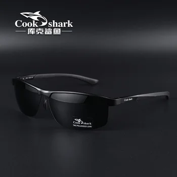 Aşçı Köpekbalığı Güneş Gözlüğü erkek Özel Gözlük Sürüş Gündüz ve Gece Renk Değişimi Güneş Gözlüğü Polarize Sürücü Sürüş Ayna