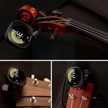 Şarj edilebilir Gitar Tuner Klip Tuner Lcd Kromatik Tuning Akustik Gitar Bas Ukulele Keman Aksesuarları Wst-670 C0w3